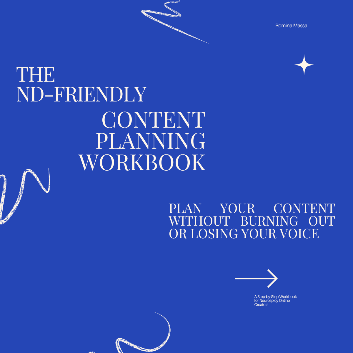 The ND-friendly Content Planning Workbook by Romina Massa (LinkedIn Post)